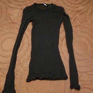 Fine Mesh Long Sleeved Top